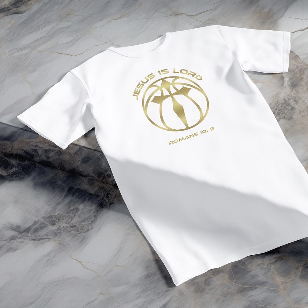 Men’s Shirt Jesus Is LORD Christian Faith Bible Verse T-Shirt